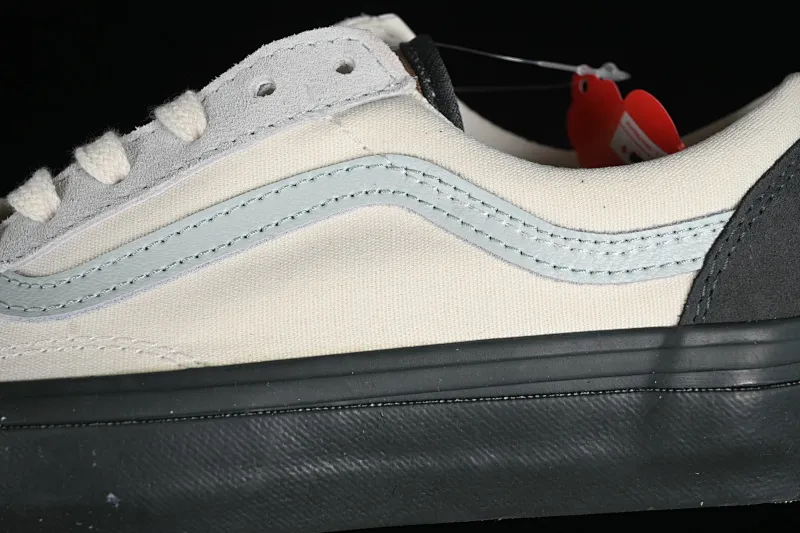 All categories Vans Vans series Vans Low Vans low top Vans Old Skool Reissue 136 color matching gray blue and white retro casual vulcanized sneakers VN000CRPGRN